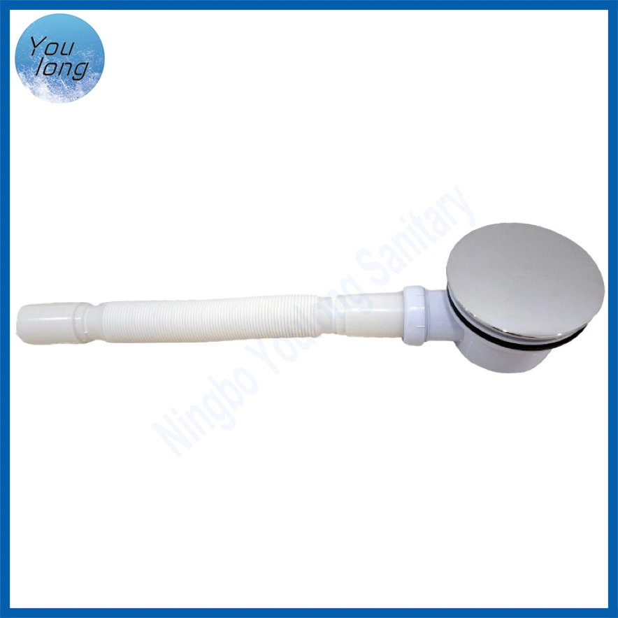 Plastic Shower Room Bathtub Drain Shower Cabin Water Waste with Retractable Plastic Pipe