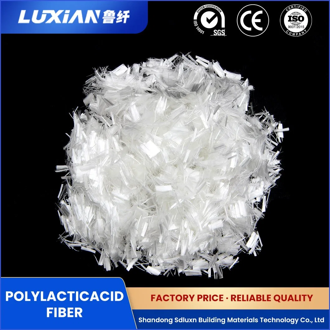 Luxn Short Fiber Wholesale/Supplier PLA Lxpl PLA Fiber Corn Fiber China 1.24G/Cm3 Density Natural Degradation PLA Fiber Manufacturing Applied to Filling Material