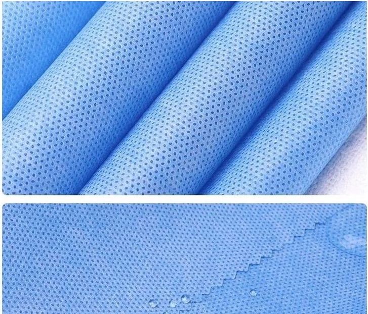 Anti-Bacterial Eco-Friendly Breathable Anti-Static Hospital Face Mask SMS SMMS Smmms Non Woven Dyed 100% Polypropylene SMS PP Spunbond Nonwoven Fabric