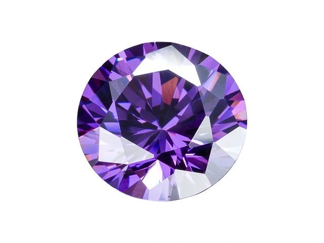 Purple Stylish CZ Vvs1 Factory Price Gemstone