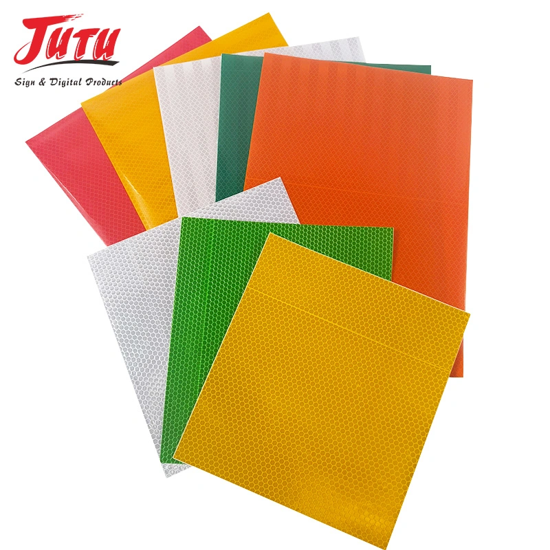 Yellow, Red, Green, etc. Jutu Acrylic Film Reflective Vinyl Roll