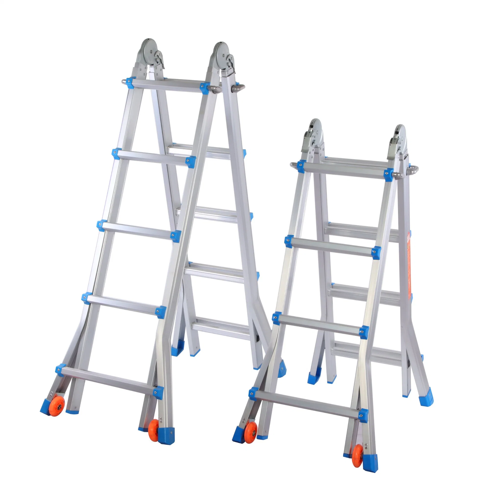 4X4 Step Aluminium Retractable Multipurpose Folding Household Ladder En131