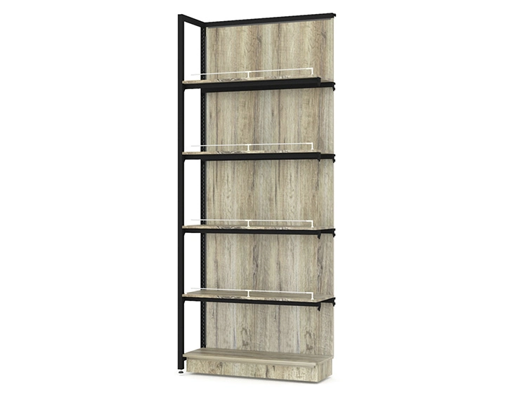 Dragonshelf Display Rack Steel Adjustable Commercial Metal Shelving Stand Rack Wooden Shelf