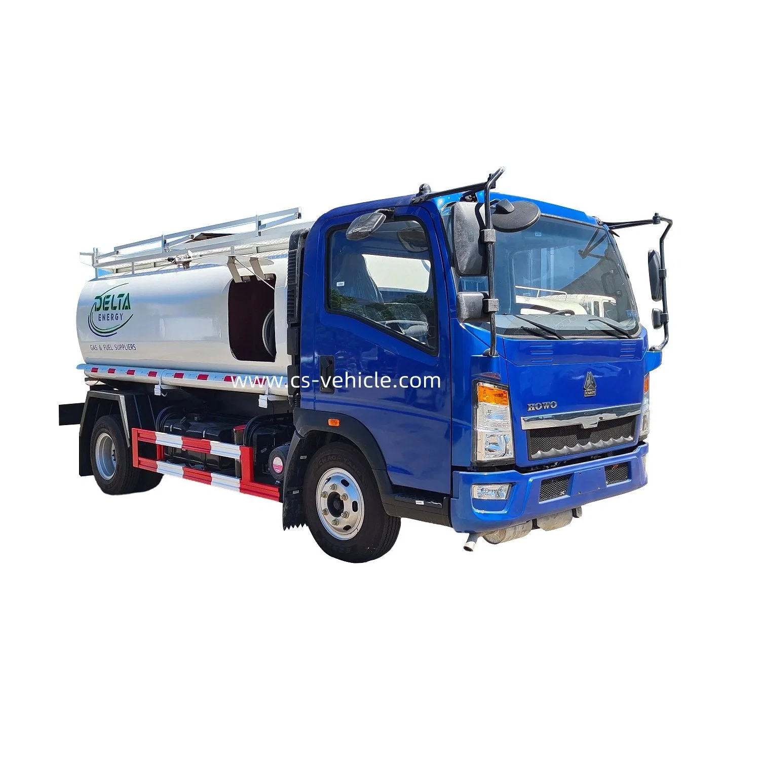 HOWO 5000liters 5cbm 5tons Petrol Oil Tanker Refilling Truck Fuel Tank Truck for South Sudan