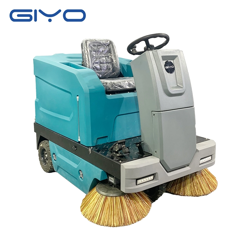 Equipo compacto de limpieza de carreteras Paseo en Floor Street Sweeper