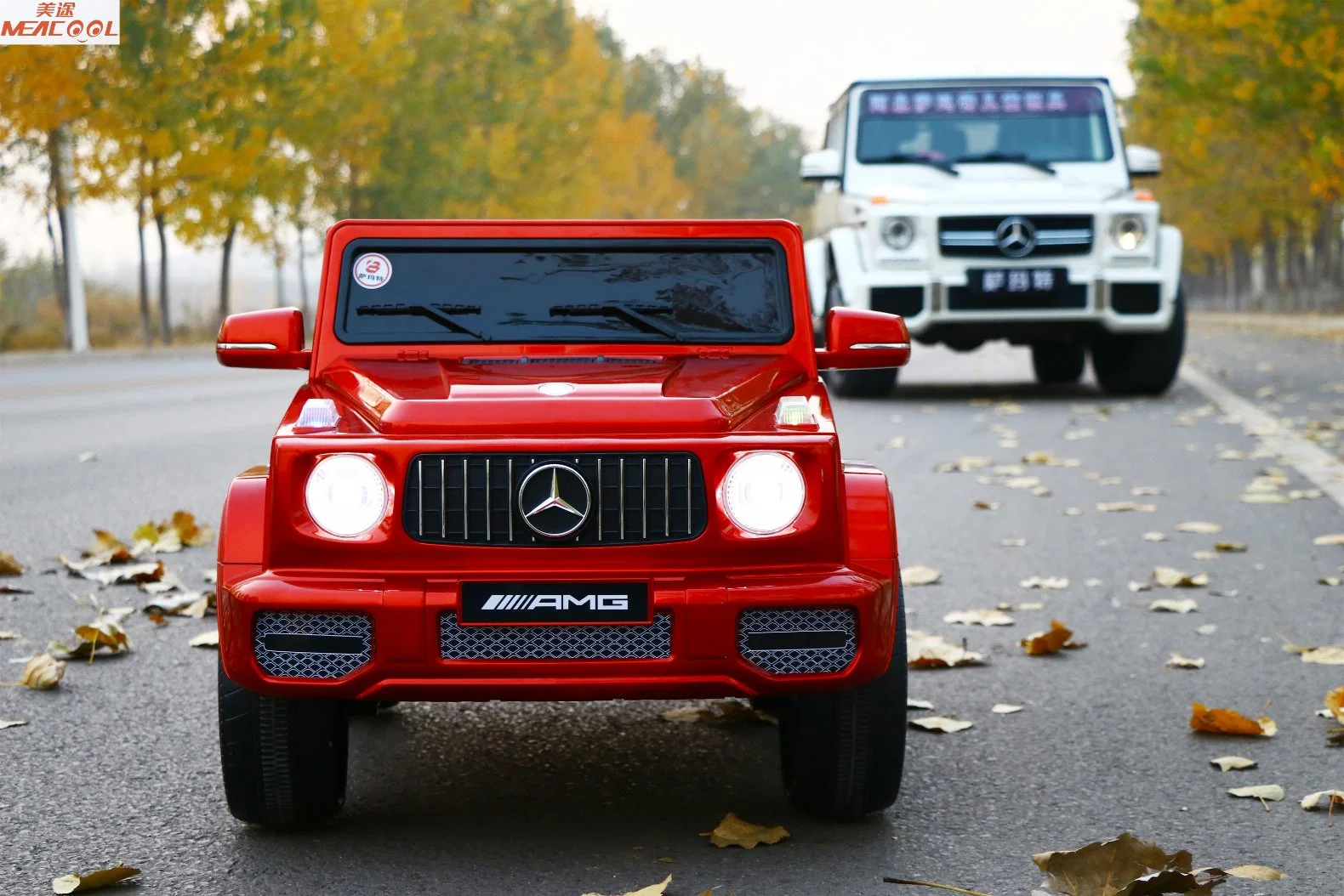 Simulación de doble tracción eléctrica alquiler de coches de juguete para niños con Bluetooth 2.4G