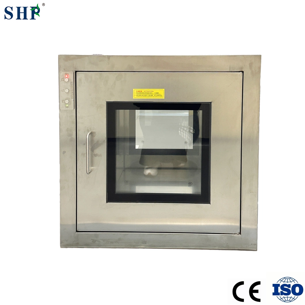 Customized Stainless Steel Passbox with Electronic Interlock for Hospital Cleanroom