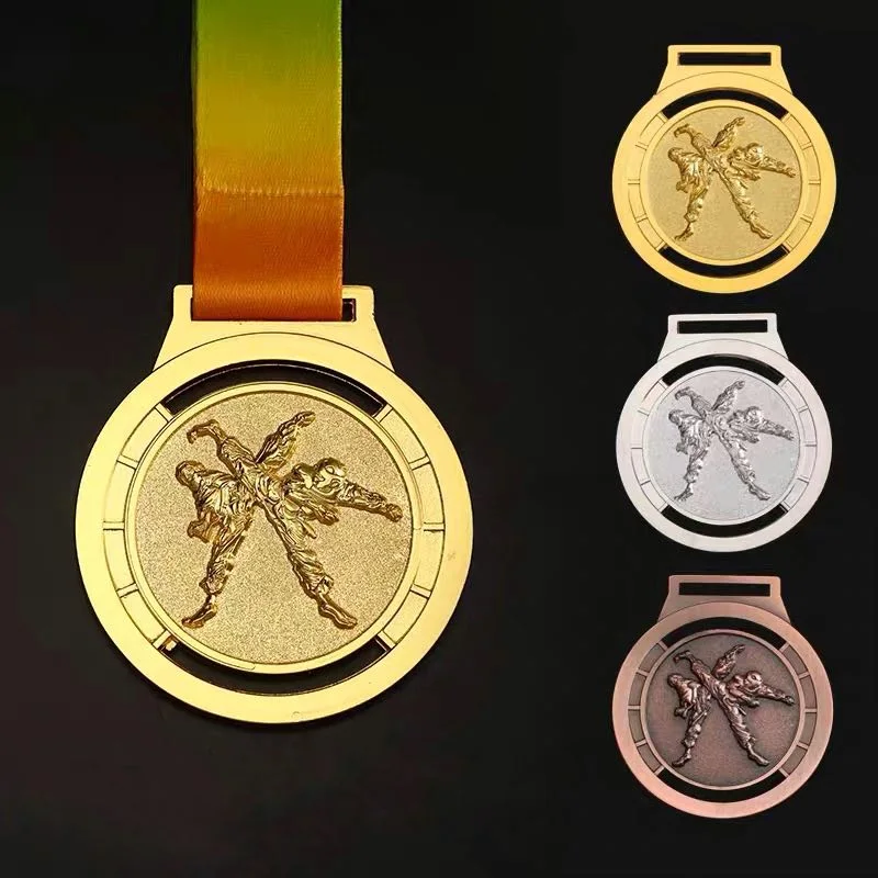 Metal Alloy Trophy Finisher League Trail Running/Gymnastics/Taekwondo Award Medals Trophies