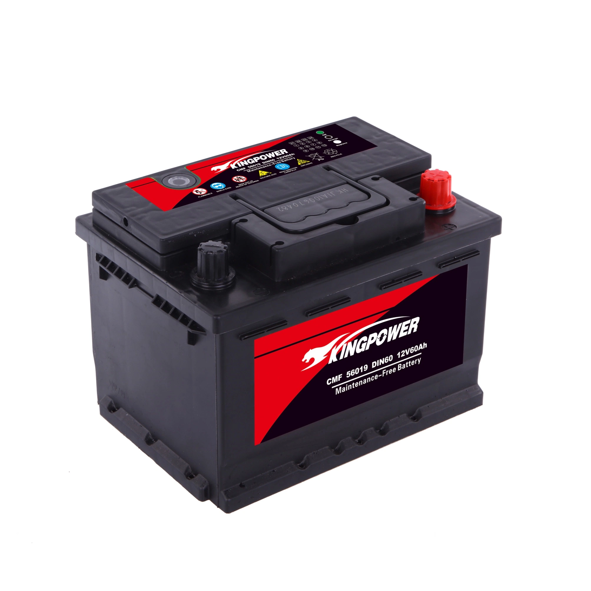 Jeje Europe Standard King Power DIN60 12V Starterbatterie für Fahrzeuge