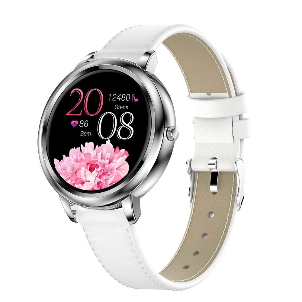 Mk20 Lady Care Full Touch Round Screen Customize Dials Smartwatch