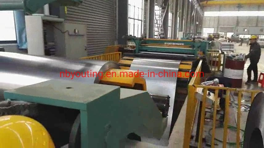 Home Built CNC Metal Sheet Coil Cutting and Slitting Machine Uncoil Cutting and Slitting Line