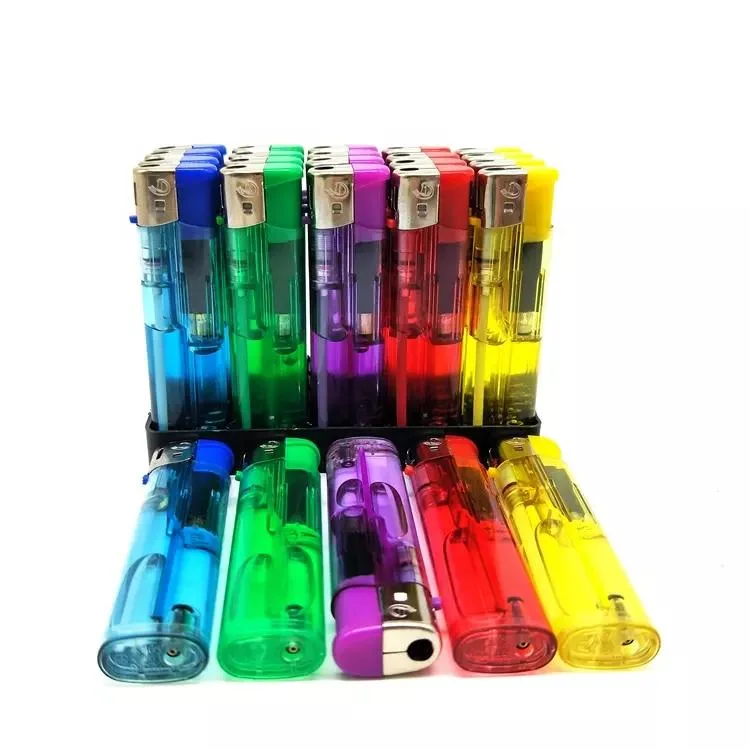 Disposable Cheap Plastic Gas Lighters Refillable Kitchen Butane Flame Lighter Unique China Wholesale Cool Electronic Lighter