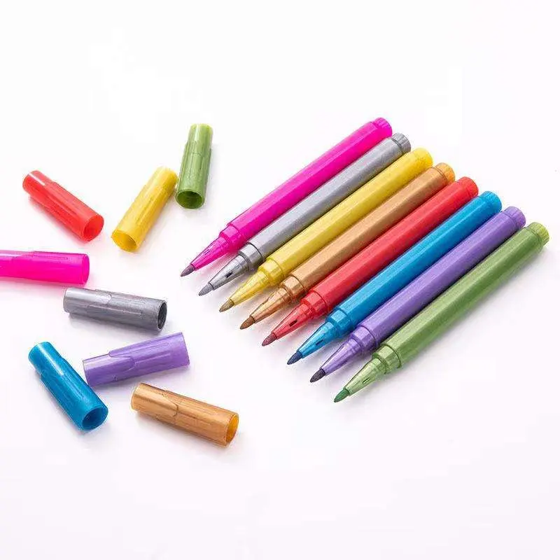 Custom Cheap Non-Toxic Custom Logo Metallic Ink Metal Markers