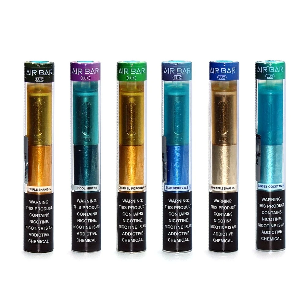 Wholesale/Supplier Disposable/Chargeable Electronic Cigarette Air Bar Lux 2000 Puffs 6% Nic Vape Pen Pod