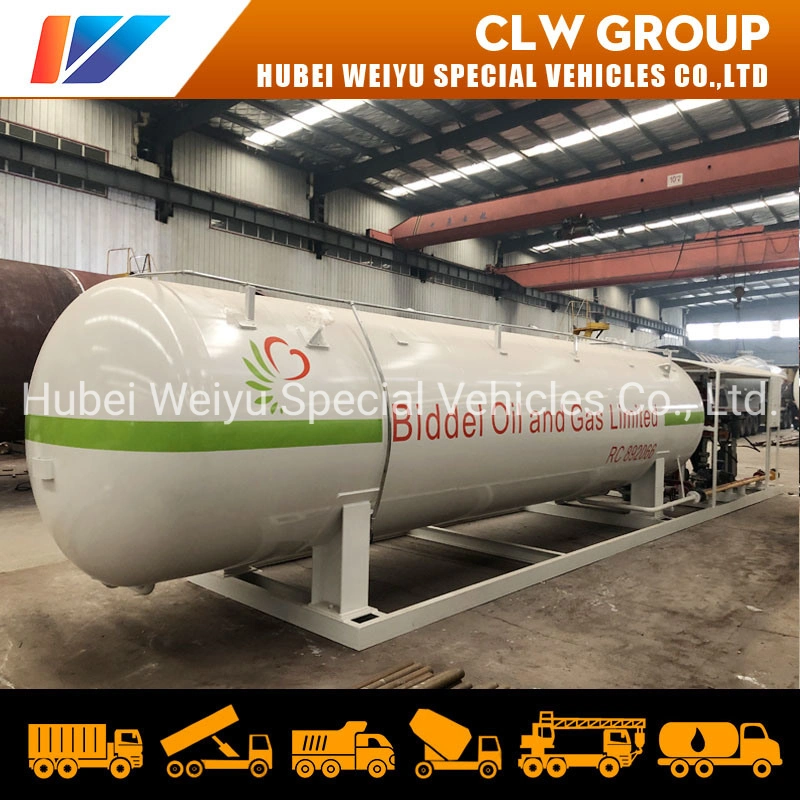 10mt 10tons 10t 20000L 20000liters LPG Gas Skid Refilling Station Tank Propane Filling Station for Sale