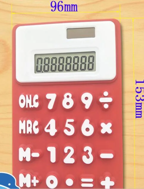 8 Calculatrice de silicium solaire numérique pour cadeau