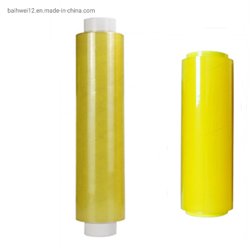 Plastic Packaging PVC Cling Film Food Grade Jumbo Roll Manufacture