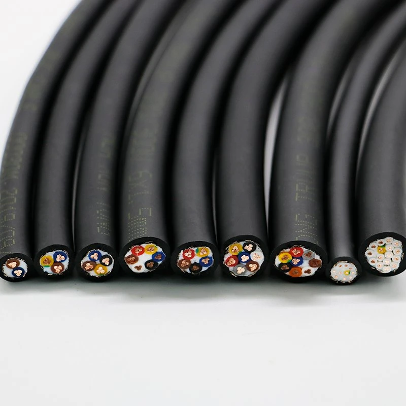 Trvvp 15 Million Bending Times 1.5mm 2.5mm 2 3 4 Core Tinned Copper Shielded Flexible Wire Cable for Auto Machine