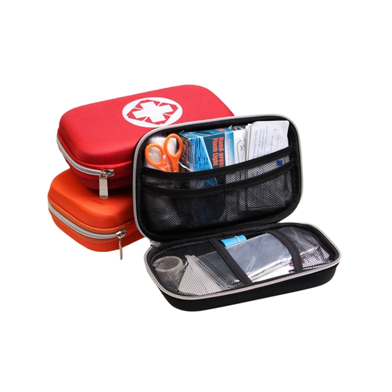 Hot Red Compact Outdoor de premiers soins médicaux de soins de santé à domicile Portable Trousse de premiers secours