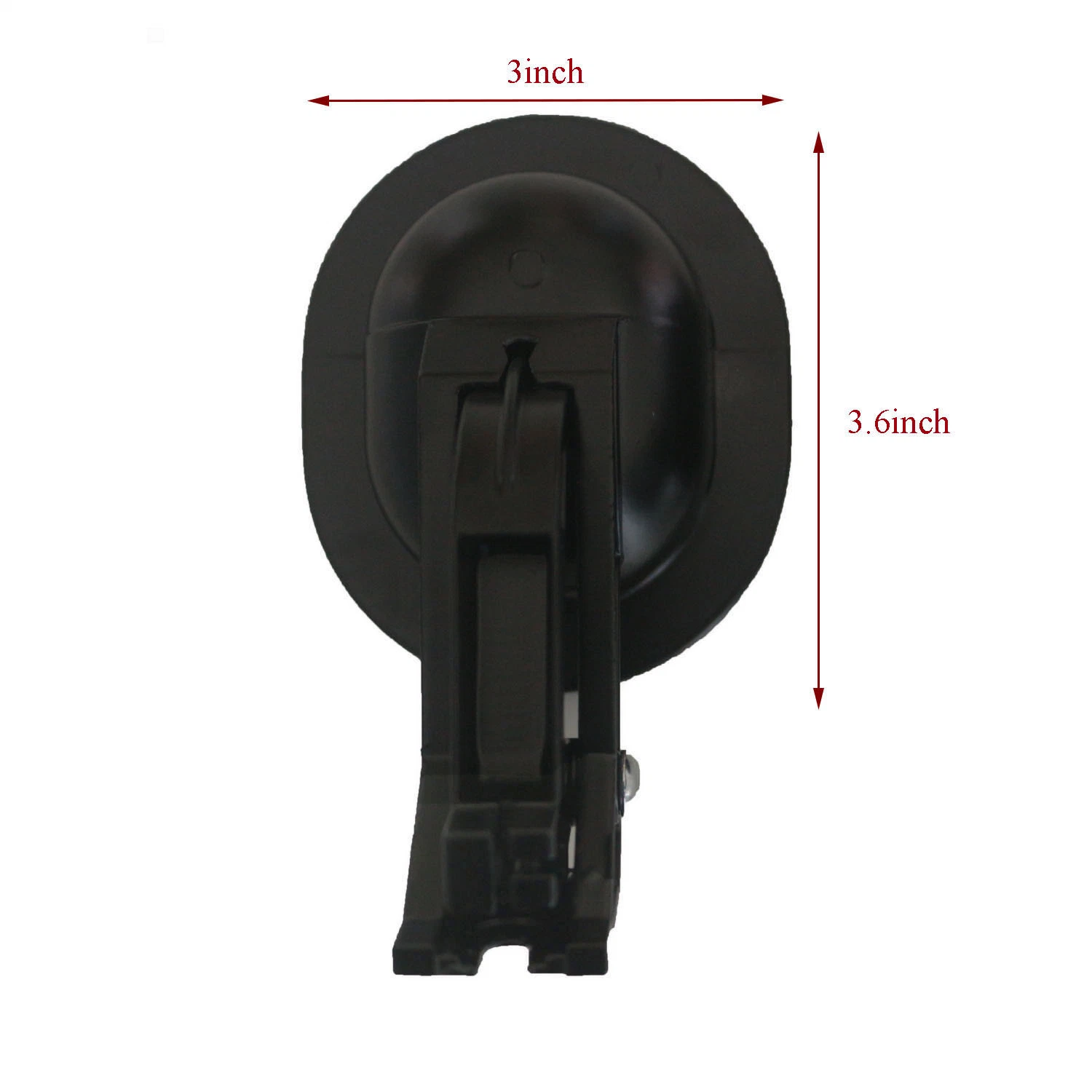 Handle Replacement Parts for Sofa Black Metal Oval Pull Recliner Chair Handle