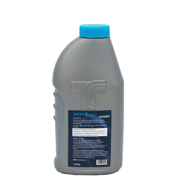 Gafle 500ml DOT3 DOT4 de l'automobile de l'huile synthétique Lubraicant de liquide de frein