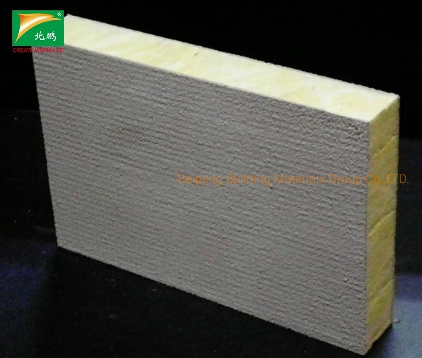 Beipeng Insulated Shed Standing Seam Roofing Floor Cement Rock Wool Sandwich Board