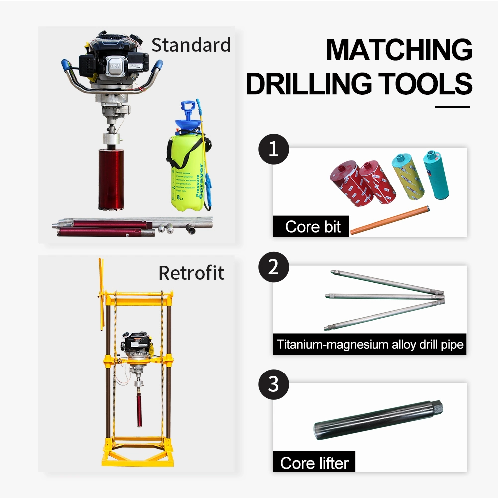 30m Small Portable Sampling Drilling Equipment for Sale