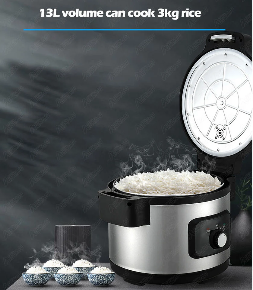 Heacybao Large Capacity Big Size Commercial Stainless Steel Rice Cooker for Catering Restaurant