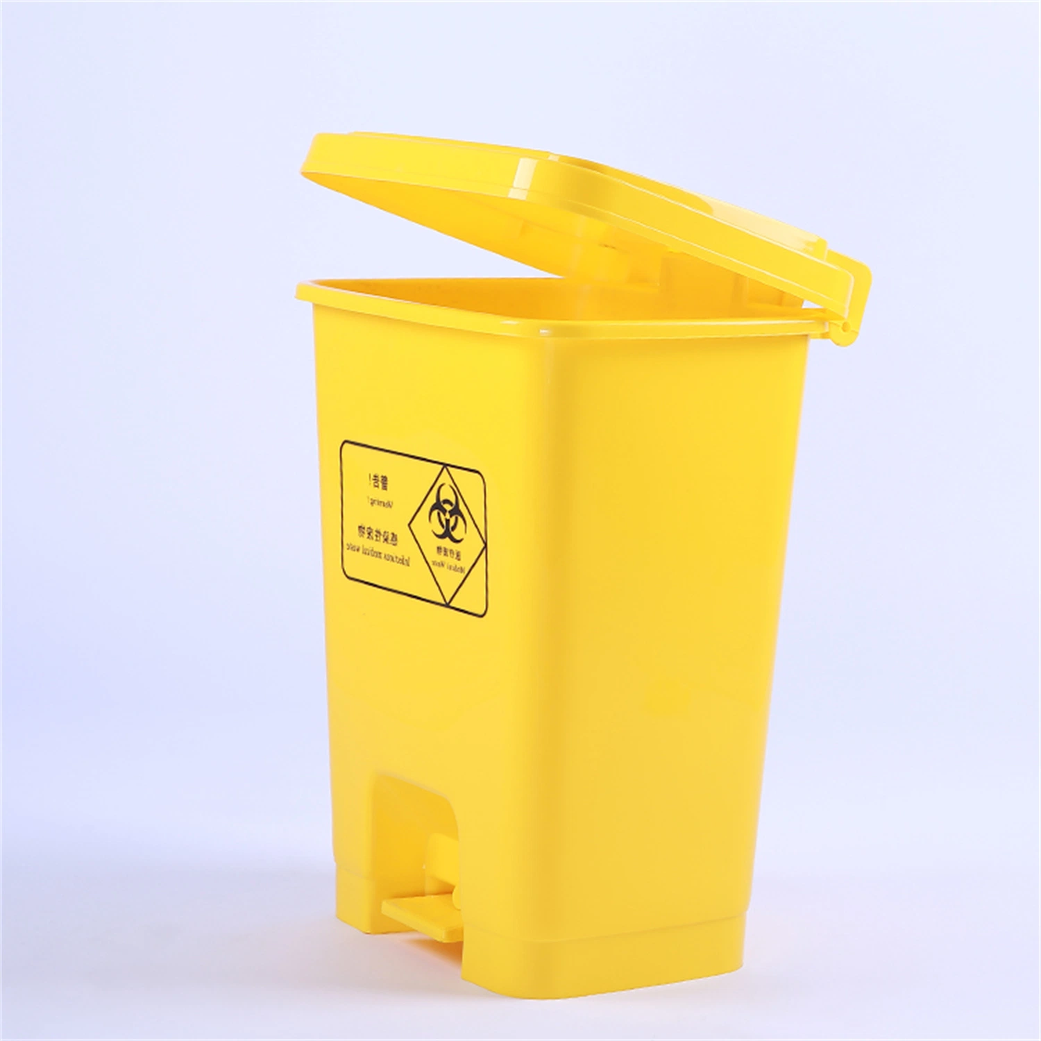 O logotipo personalizado Rodada Trash Can caixote do lixo o compartimento de triagem para reciclagem