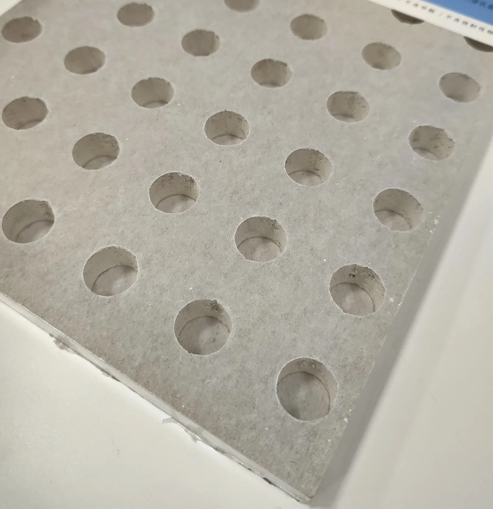 18/18/6mm Perforated Gypsum Board for Wall and Ceiling Sound Absorption Solution