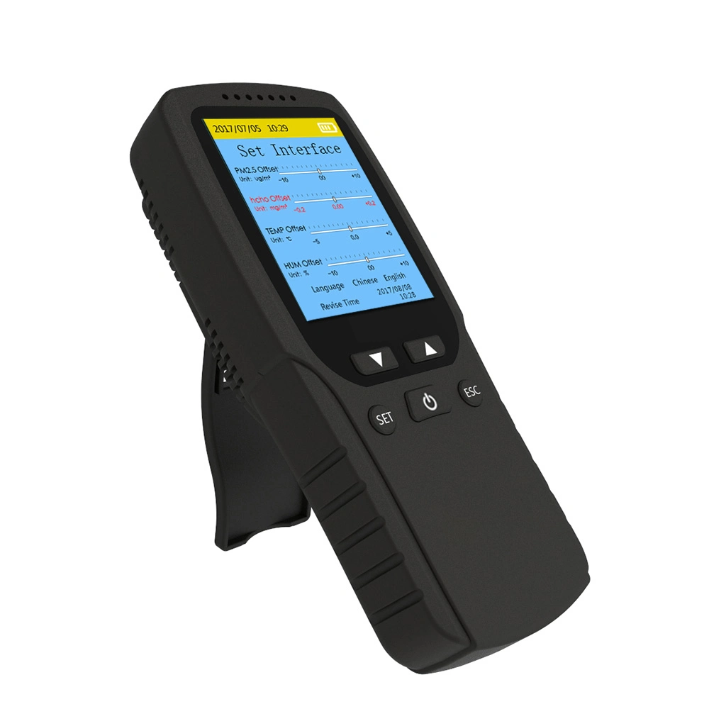 Dienmern 2023 Factory Directly Supply portable Air Quality Monitor CO2 Dust Pm2.5 Tvoc Temp Detector Air Quality Device