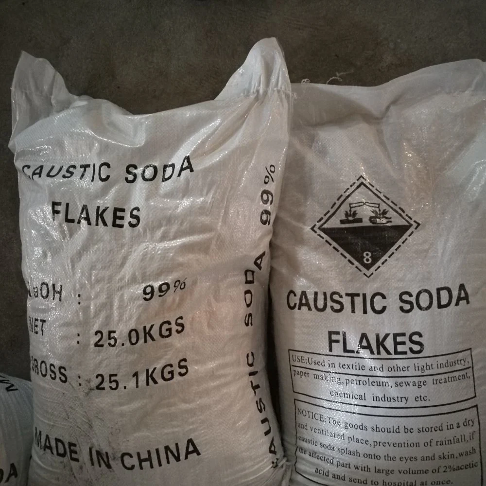 Sodium Hydroxide 99% CAS 1310-73-2 Caustic Soda for Flakes Pearls