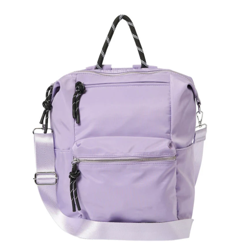 Apricot Nylon Foldable Waterproof Backpack Sling Backpacks for Kid School Bag