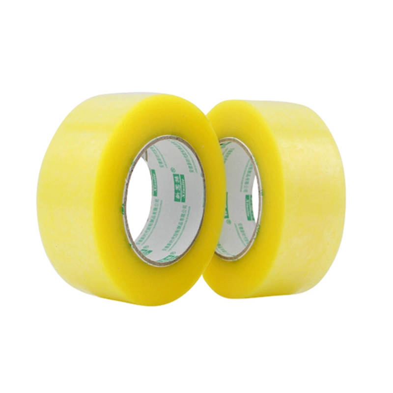 Water-Proof No Bubbles Clear Lightly Yellowish BOPP Packing Tape Transparent Clear Adhesive Sealing Tape