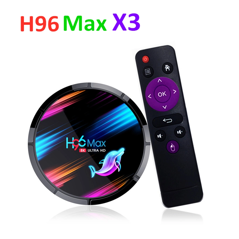 4K Kodi Set Top Box de IPTV H96 Max X3 Smart Kd Android TV