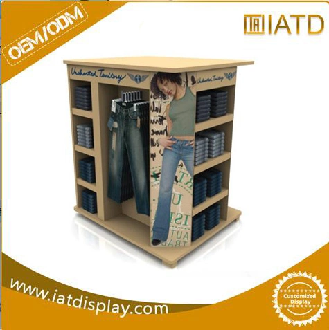 Cardboard Floor Display for Swimming Clothes, Corrugated Floor Pop Displays