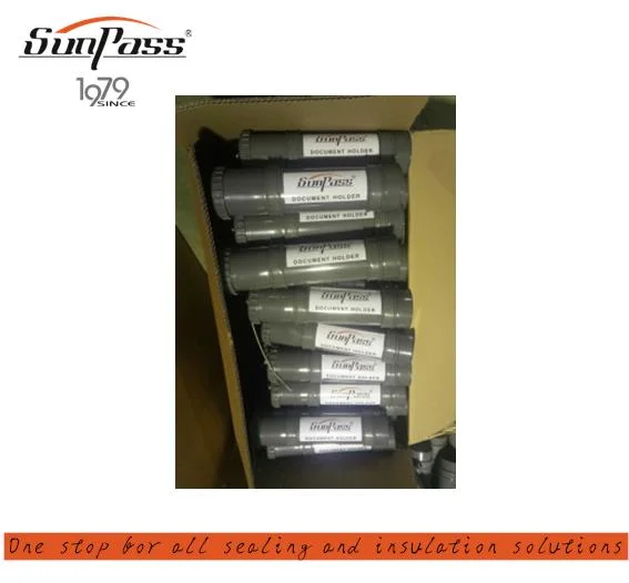 T11 Isotank Sunpass portadocumentos de plástico gris de 75mm 110mm