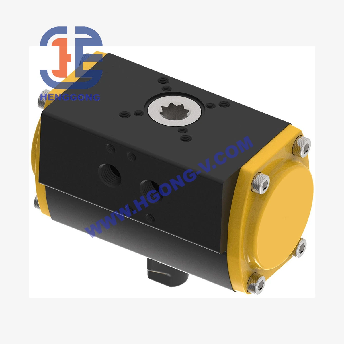 Wholesale/Suppliers Aluminum Double Action Pneumatic Rotary Actuator for Ball/Butterfly Valve Air Torque Pneumatic Actuator