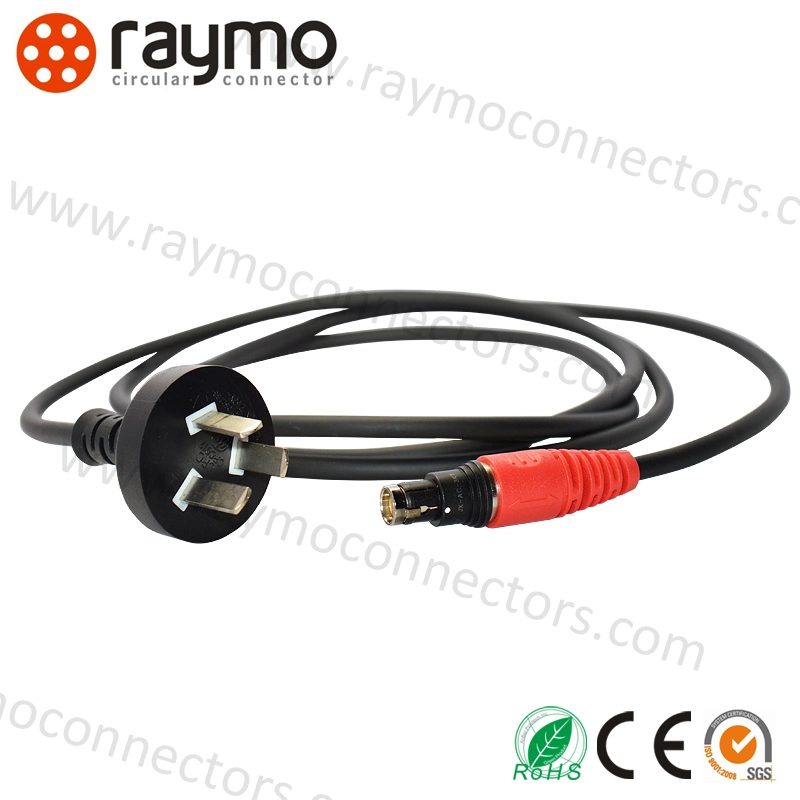 Conector BNC ensamblada con Fgg 0b 2pin macho conector del cable hembra