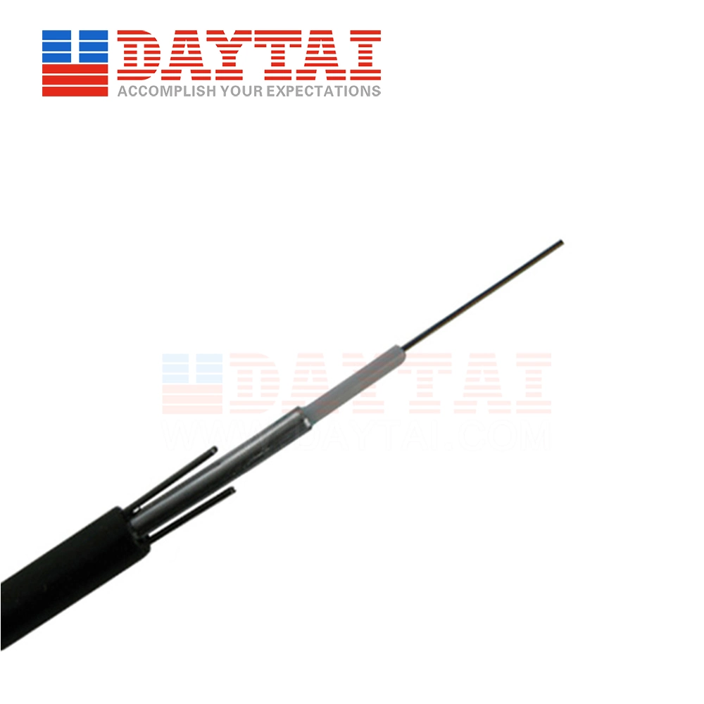 2~24 exterior Core GYXTW de fibra óptica Cable para la aplicación aérea de conducto