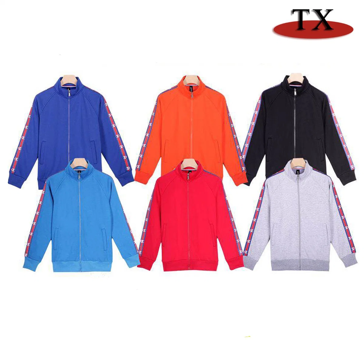 100% Cotton Sports Wear Sweater Clothing for Fleece Fabric Hooded Woolen Varsity Jackets with OEM Service
