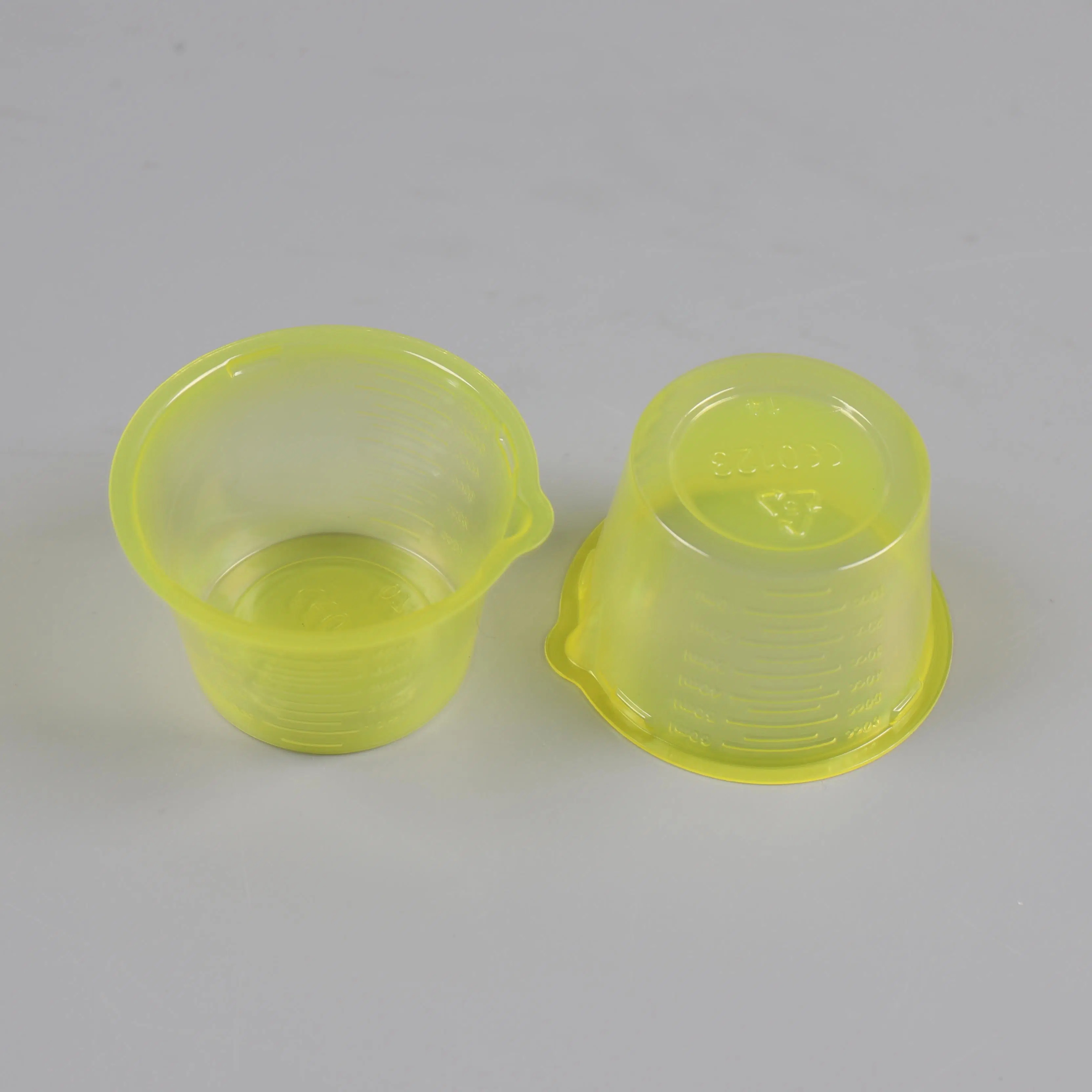 60ml Disposable Urine Sample Cups Medical PP Cups Colour Urine Cup