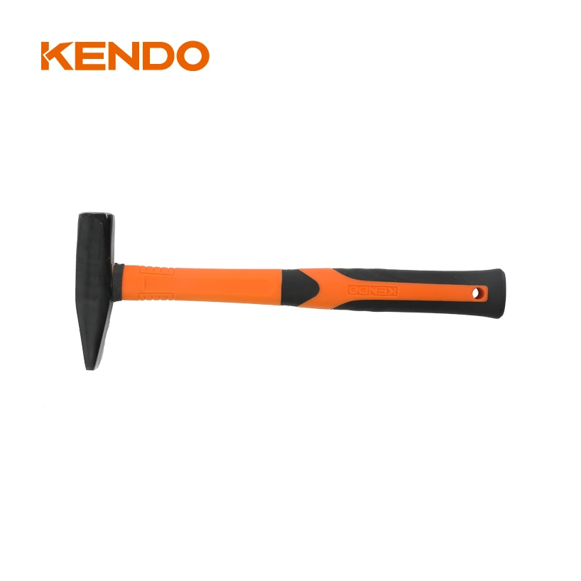 Kendo Fiberglass Handle Machinist Hammer Fully Polished Striking Face Leaves Fewer Marks on Surfaces