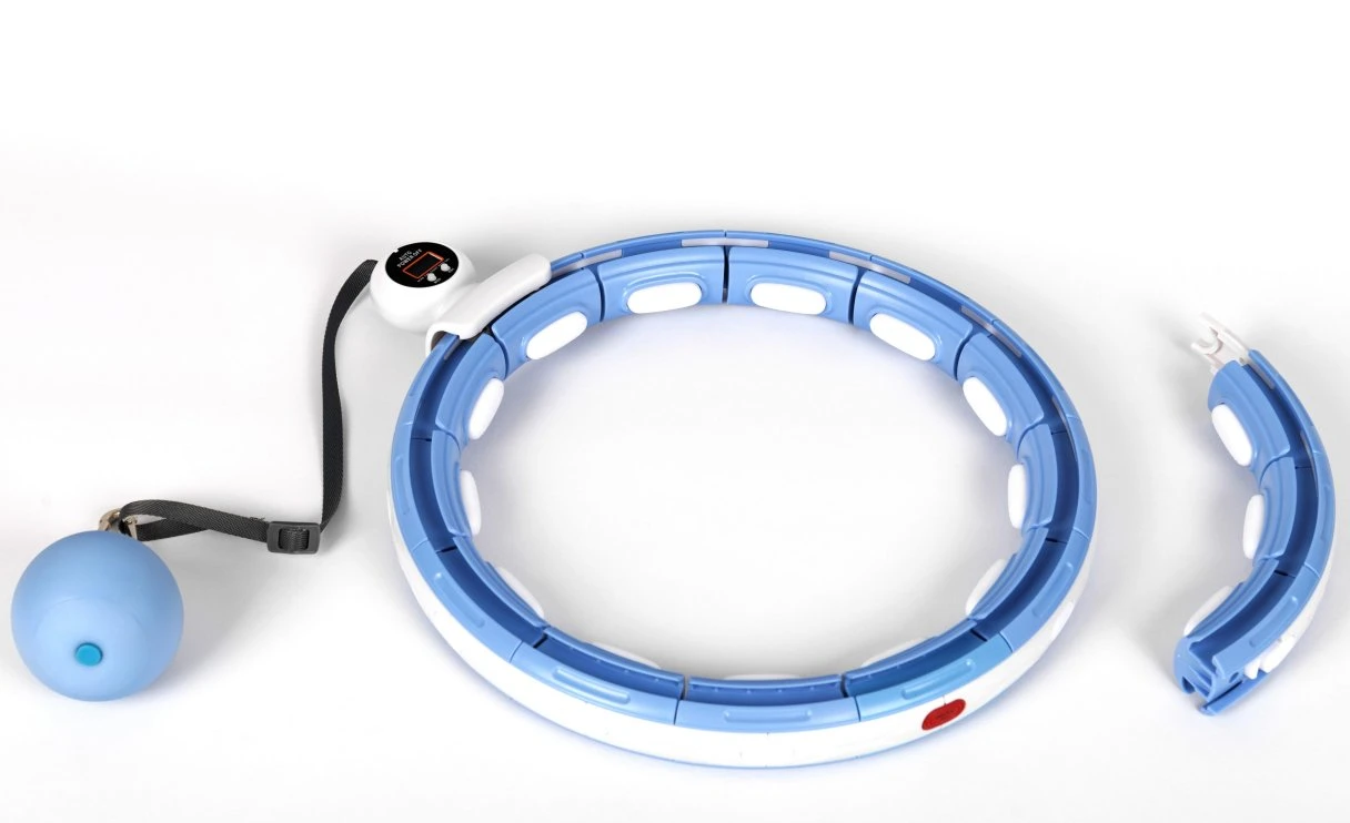 Bunte Smart Hula Ring Gewichtet Intelligent Body Slimming Hula Hoops Yoga-Fitnessgeräte