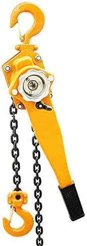 Lever Block Chain Hoist Comealong Lift Puller 1-1/2 Ton 5'