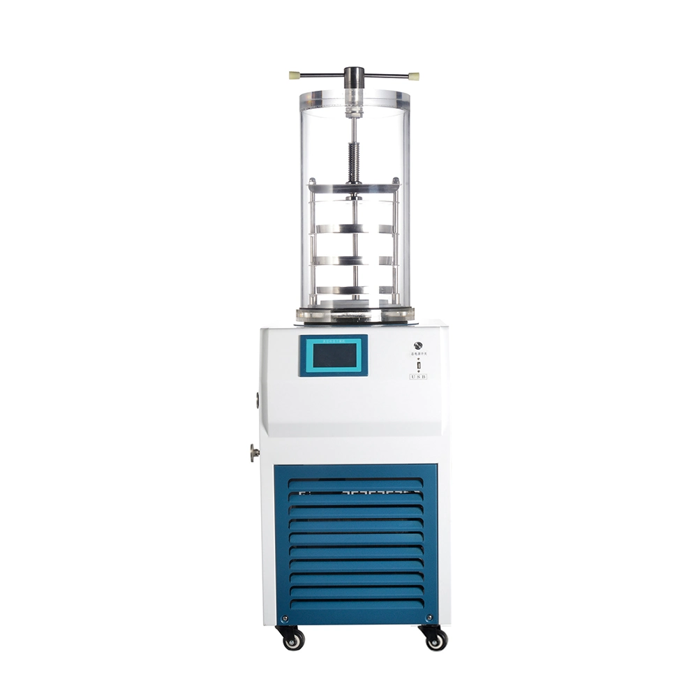 Discount High quality/High cost performance  -56c Heating Manifold Lab Vacuum Freeze Drying Equipment Price