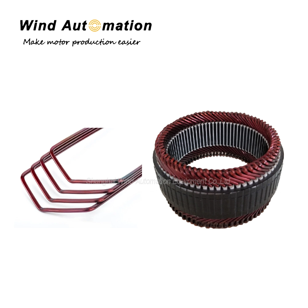 Hybrid Car Motor Hairpin Forming Production Hairpin Coil Wire Winding Machine