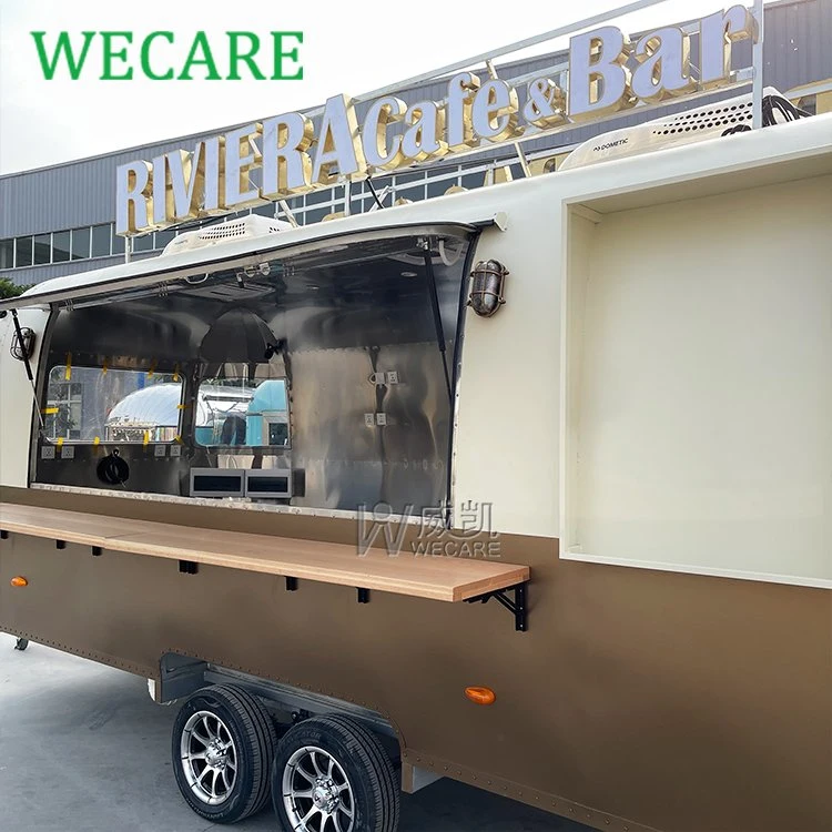 Wecare Manufacturers Mobile Bar Kitchen Hot Dog Foodtruck Ice Cream Catering Drink Trailer Snack Fast Food Truck