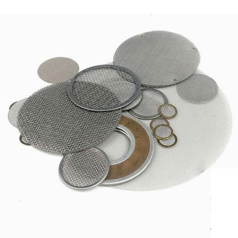 Custom Single-Layer Mesh High Precision Stainless Steel Wire Mesh Round Filter Screen Disc