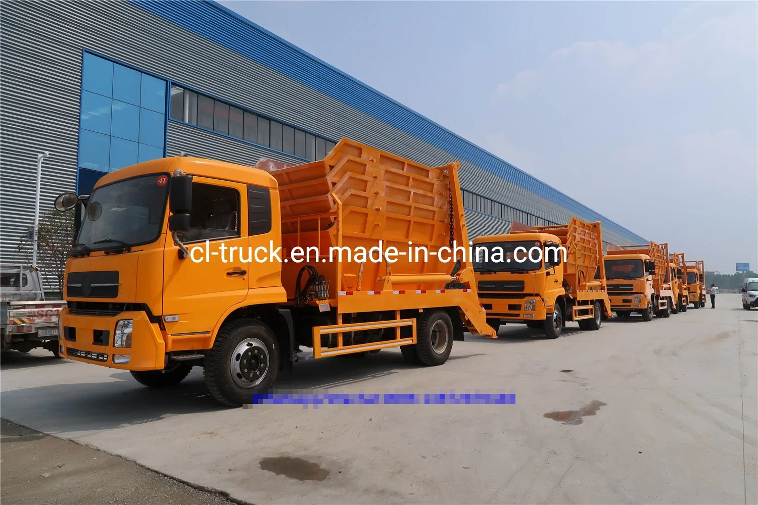 Good Quality Cummins Engine Dongfeng 8m3 6m3 10m3 Skip Loader Garbage Truck